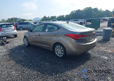 2012 Hyundai Elantra Gls z USA, uszkodzony, nr VIN 5NPDH4AE5CH124879